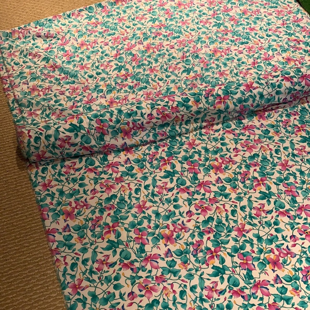 Floral Polyester Fabric - Picture 5 of 6